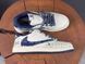 Кросівки Nike Air Jordan 1 Low Travis Scott x Louis Vuitton White Blue 1111 1111 фото 4