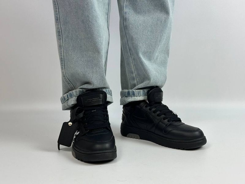 Кросівки Off-White "For Walk" Black 0576 0576 фото