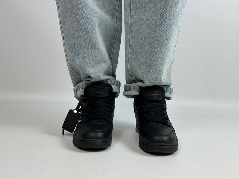 Кросівки Off-White "For Walk" Black 0576 0576 фото
