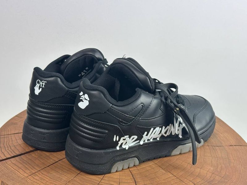 Кросівки Off-White "For Walk" Black 0576 0576 фото