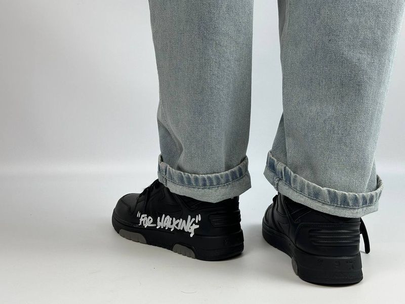 Кросівки Off-White "For Walk" Black 0576 0576 фото
