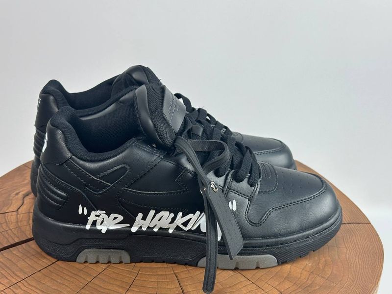 Кросівки Off-White "For Walk" Black 0576 0576 фото