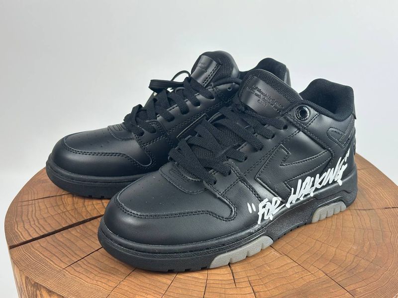 Кросівки Off-White "For Walk" Black 0576 0576 фото