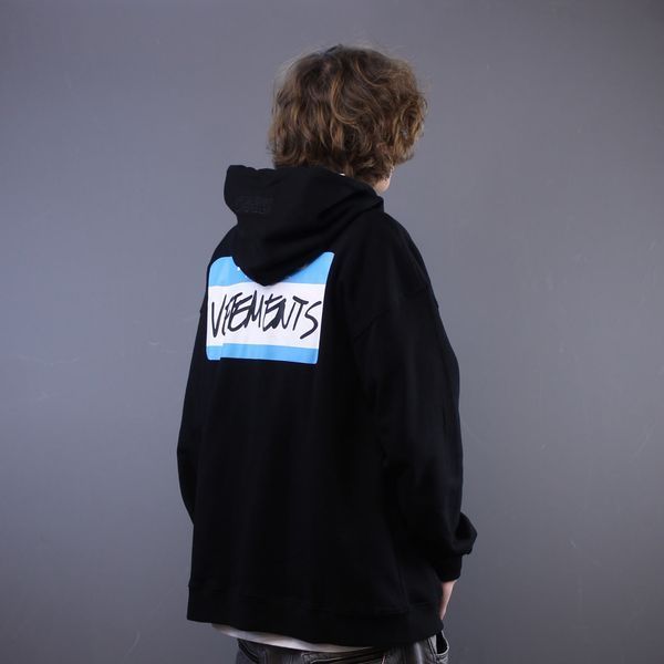 Худі Vetements "My Name Is" Black 1257 1257 фото