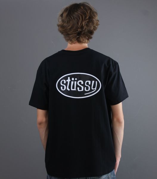 Футболка Stussy ! Black 0818 0818 фото