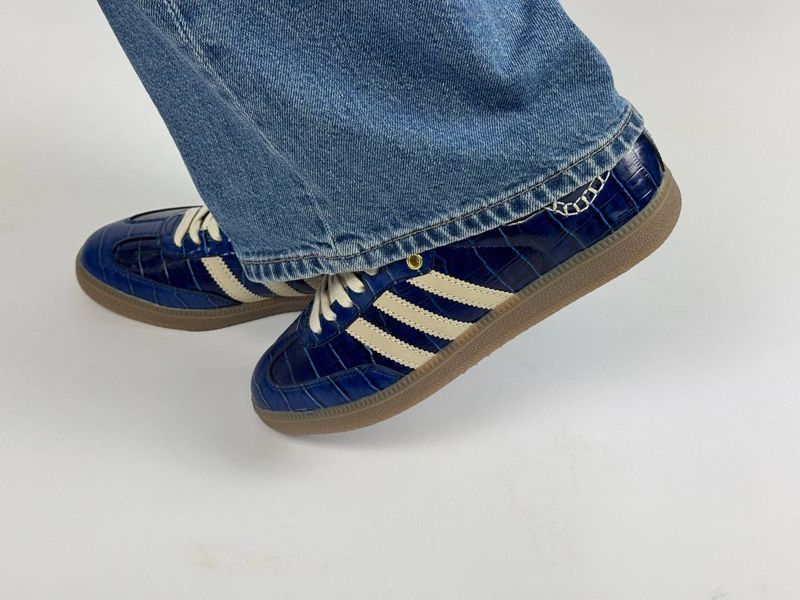 Кросівки Adidas Samba Wales & Bonnes сині 0594 0594 фото