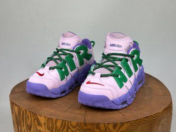 Кросівки Nike Air More Uptempo Purple/green 0028 0028 фото