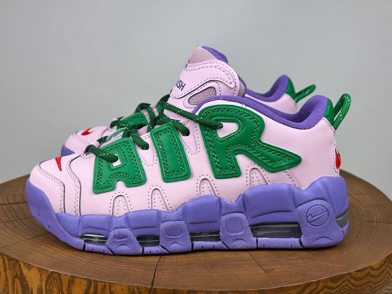 Кросівки Nike Air More Uptempo Purple/green 0028 0028 фото