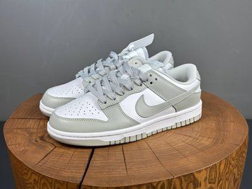 Кросівки Nike Dunk White Grey 0750 0750 фото
