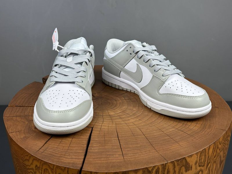 Кросівки Nike Dunk White Grey 0750 0750 фото
