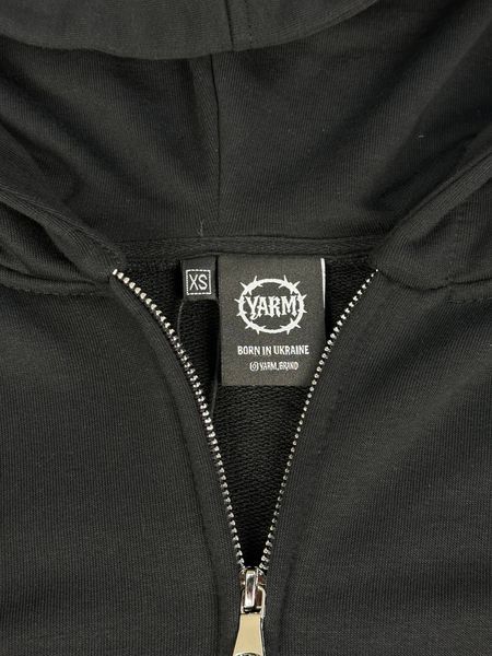 Зіп худі Yarm Black 1310 1310 фото