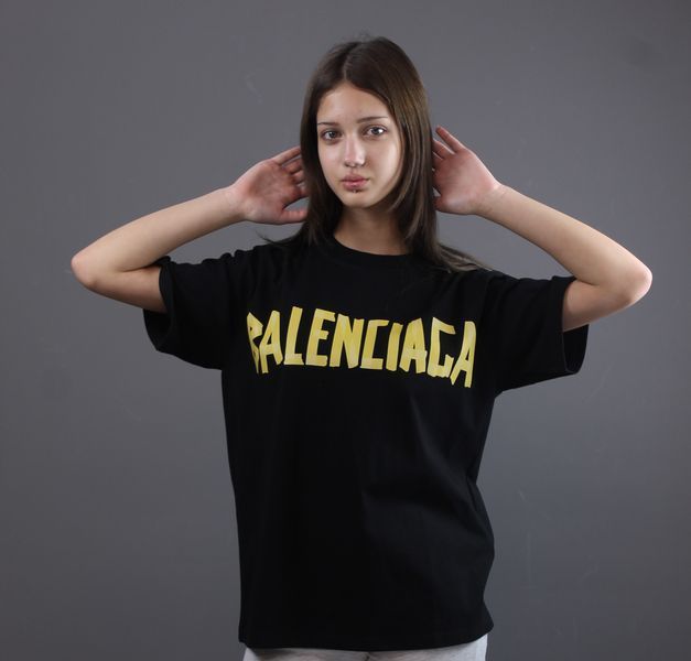 Футболка Balenciaga чорна 0691 0691 фото