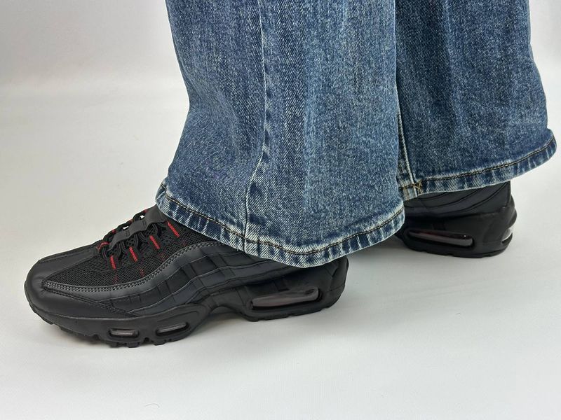 Кросівки Nike Air Max 95 Black/Red 0336 0336 фото