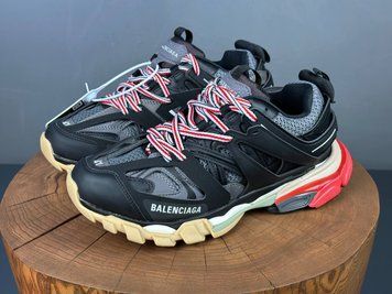Кросівки Balenciaga Track Black Grey Red 1424 1424 фото