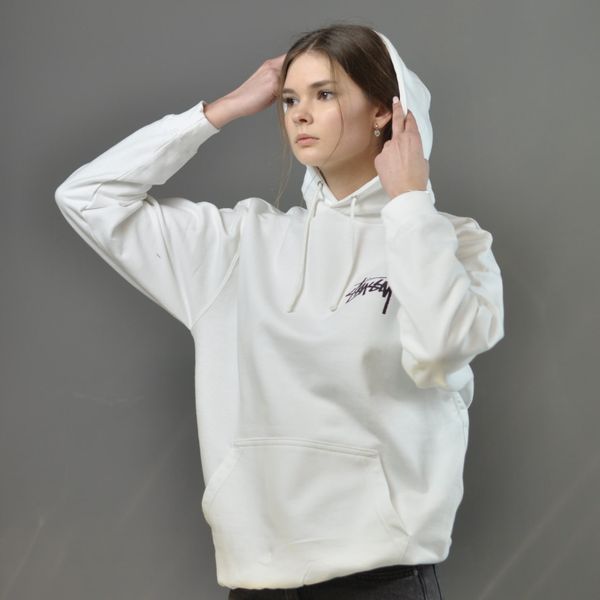 Худі Stussy білий 0261 0261 фото