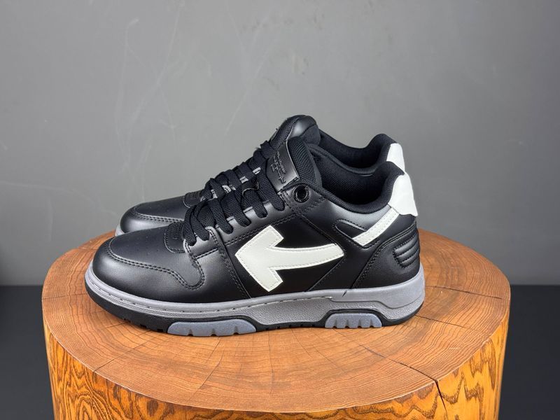 Кросівки Off-White Out of Office Black White 0225 0225 фото